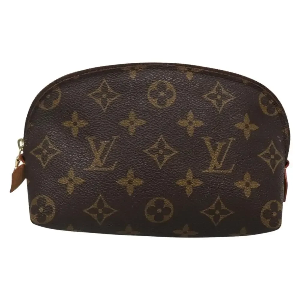 Louis Vuitton Monogram Pochette Cosmetic PM Pouch Brown